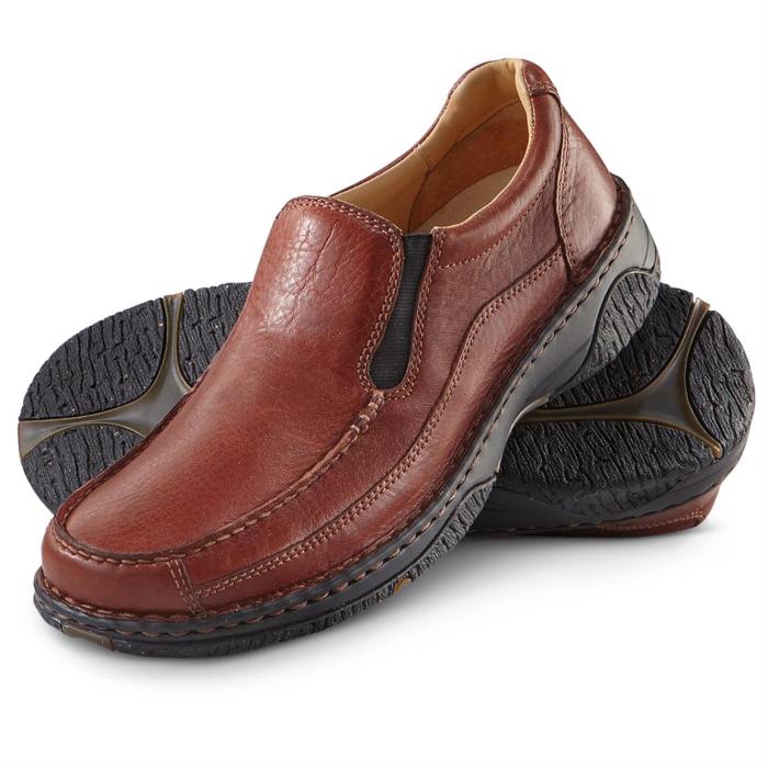 Mens slip on casual dress shoes