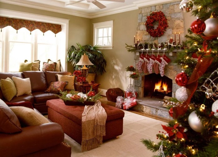 How to decorate a room with christmas lights