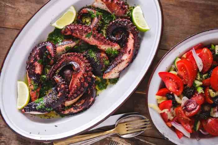 How to cook octopus legs greek style