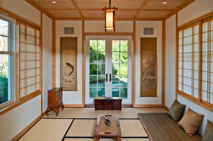 How to decorate a living room japanese style