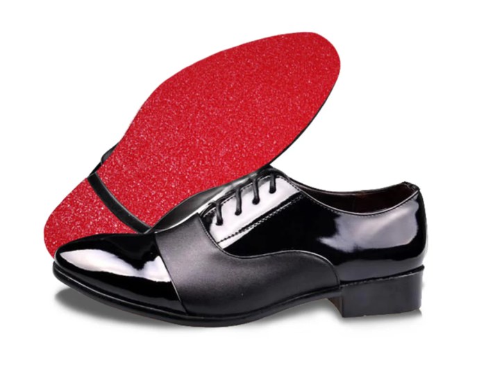 Red sole dress shoes mens